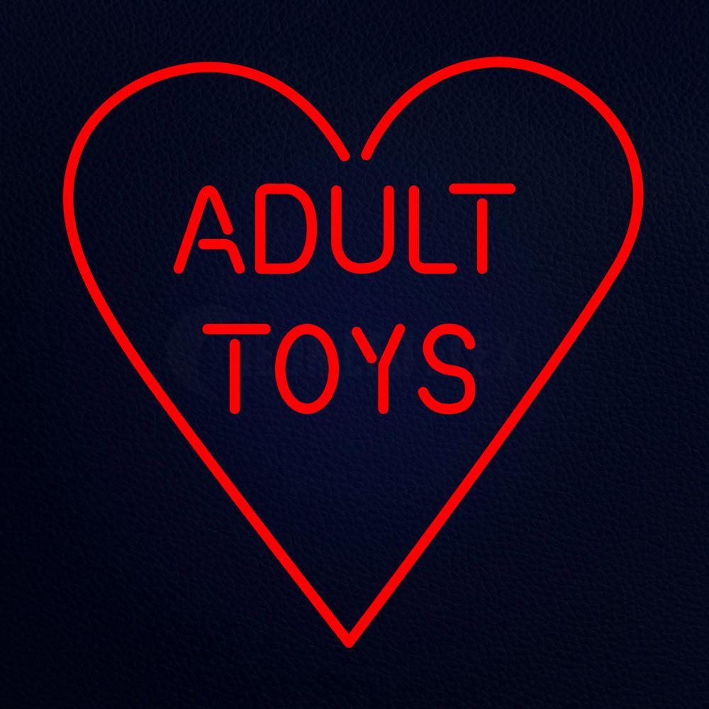 Adult Toys Heart 24" x 24" LED Neon Sign