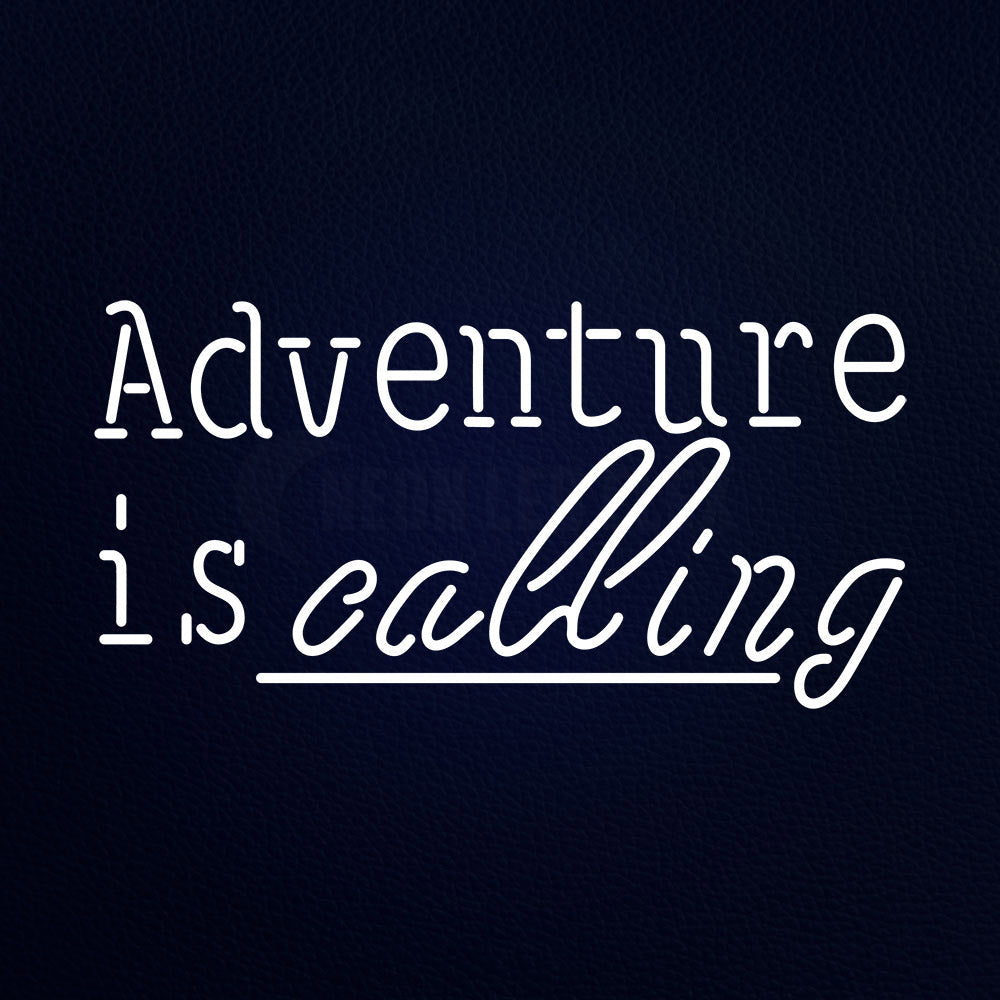 Adventure Is Calling 37" x 20" LED Neon Sign
