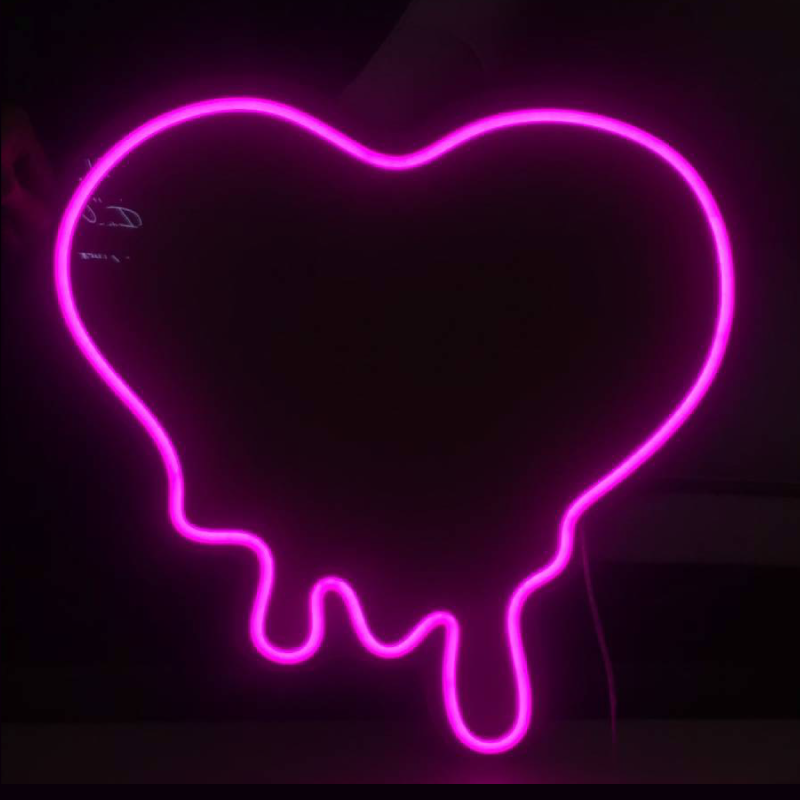 Aesthetic Heart 20" x 20" LED Neon Sign