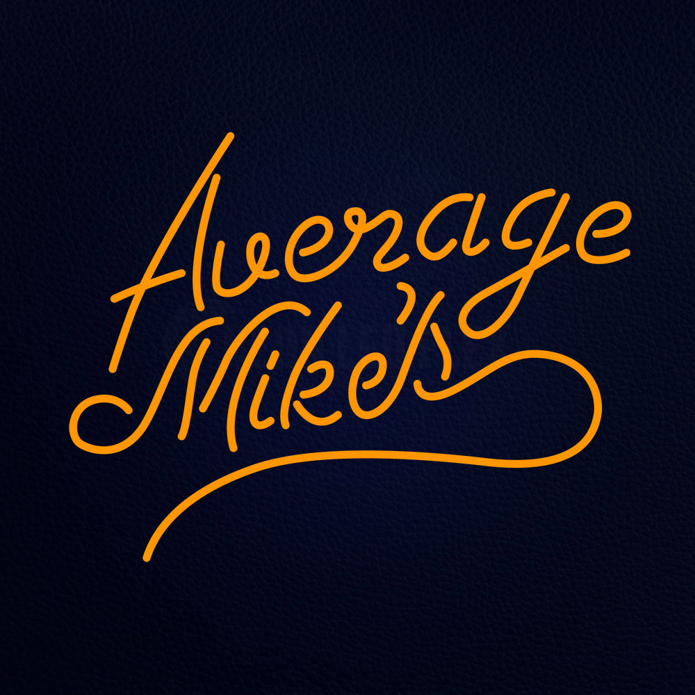 Average Mikes 31" x 24" LED Neon Sign