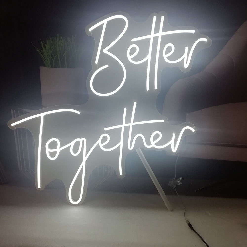 Better Together 24" x 23" LED Neon Sign