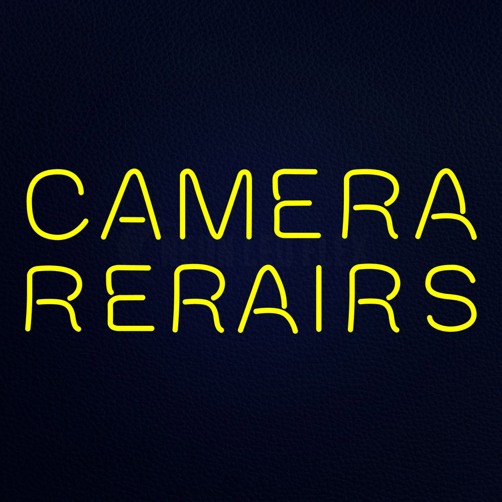 Camera Rearairs 13" x 32" LED Neon Sign