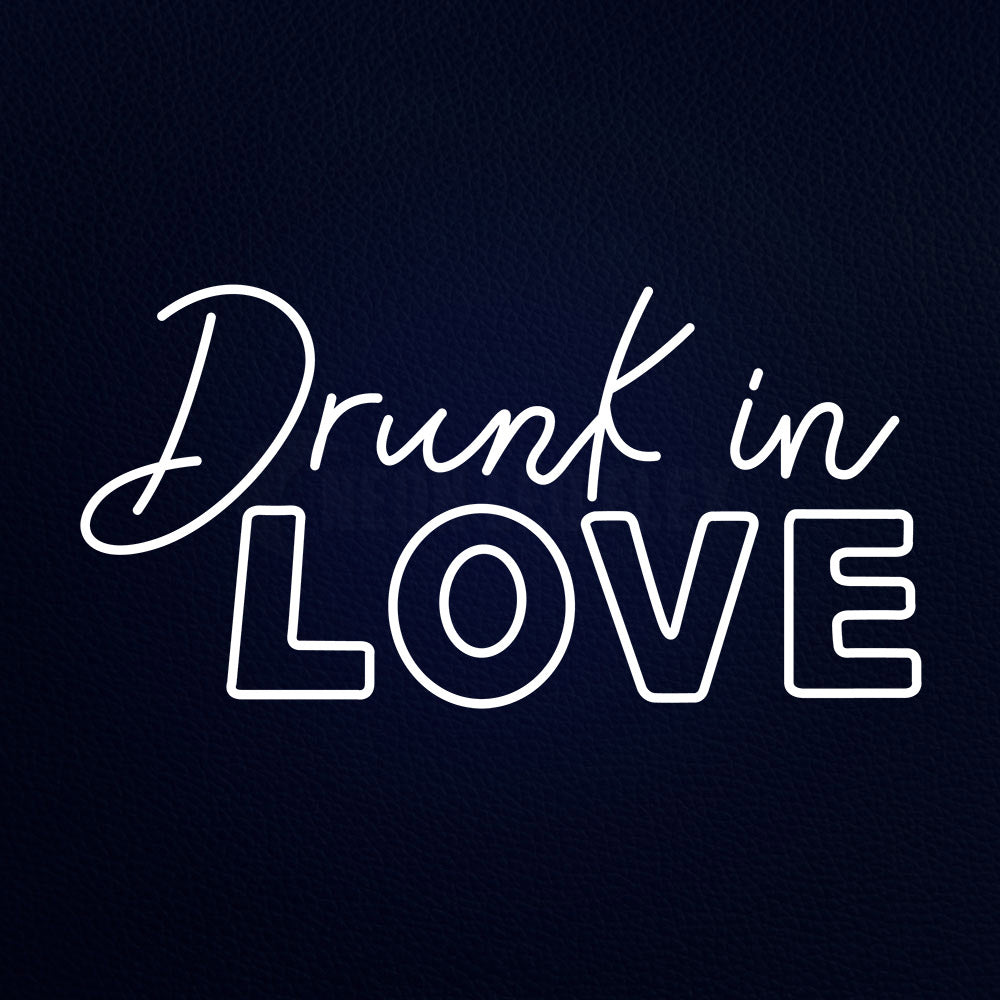 Drunk In Love 37" x 20" LED Neon Sign