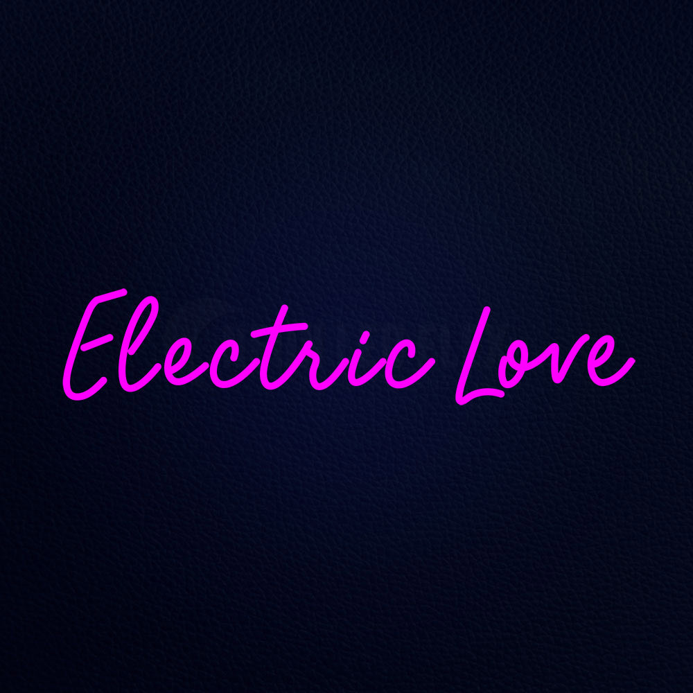 Electric Love 32" x 8" LED Neon Sign