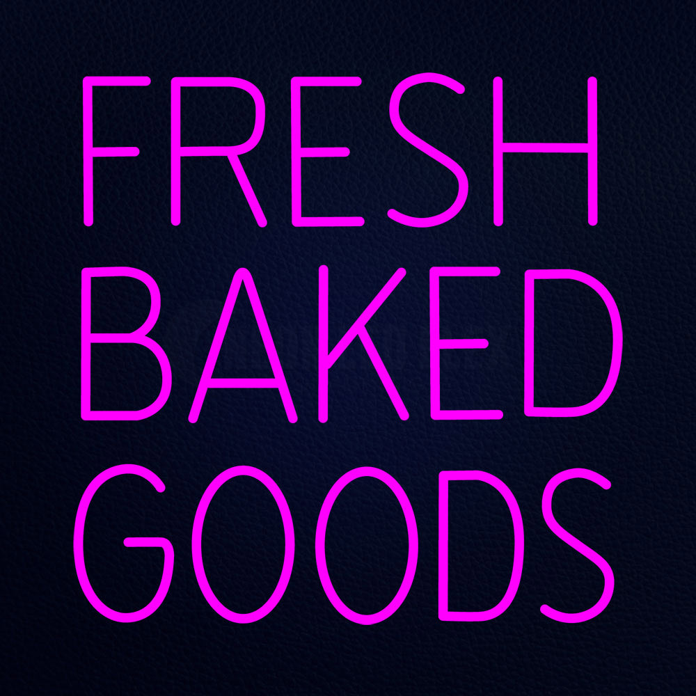 Fresh Baked Goods 18" x 18" LED Neon Sign