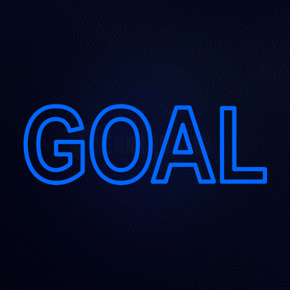 Goal 24" x 10" LED Neon Sign