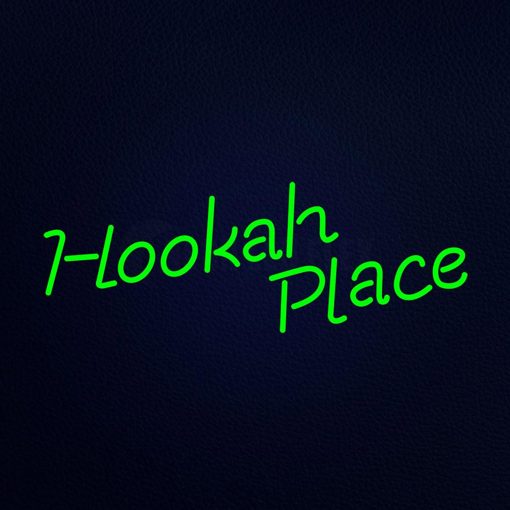 Hookah Place 13" x 32" LED Neon Sign