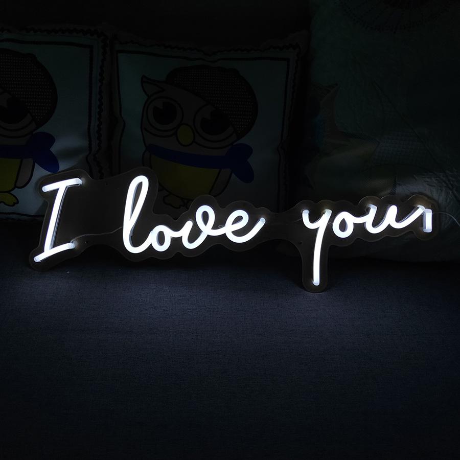 I love You 24" x 7" LED Neon Sign