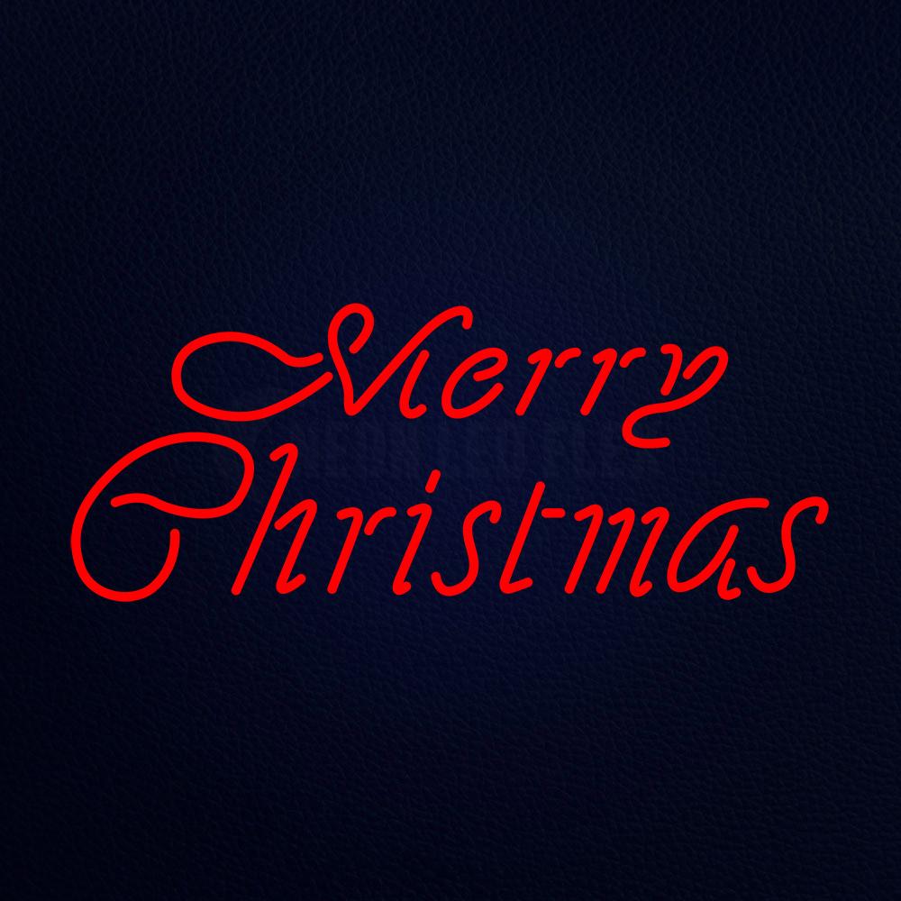 Merry Christmas 30" x 13" LED Neon Sign