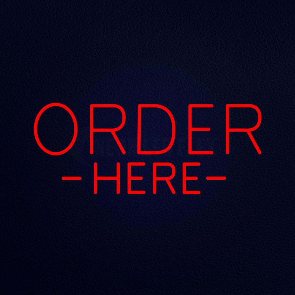Order Here 13" x 32" LED Neon Sign