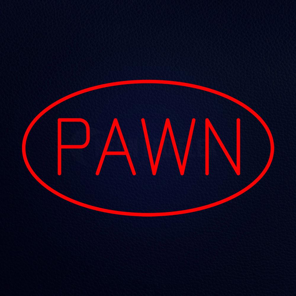 Pawn 17" x 30" LED Neon Sign