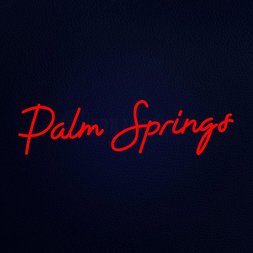 Plam Springs 32" x 10" LED Neon Sign