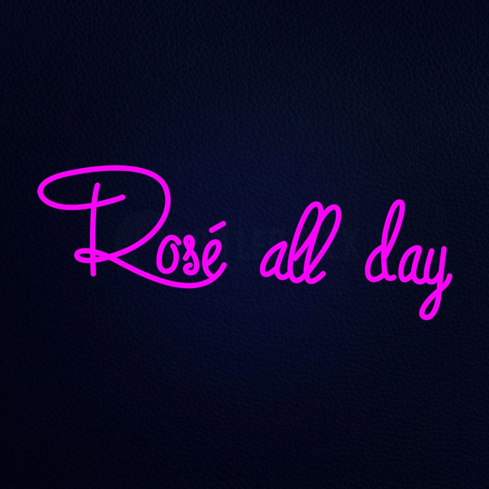 Rose All Day 32" x 13" LED Neon Sign