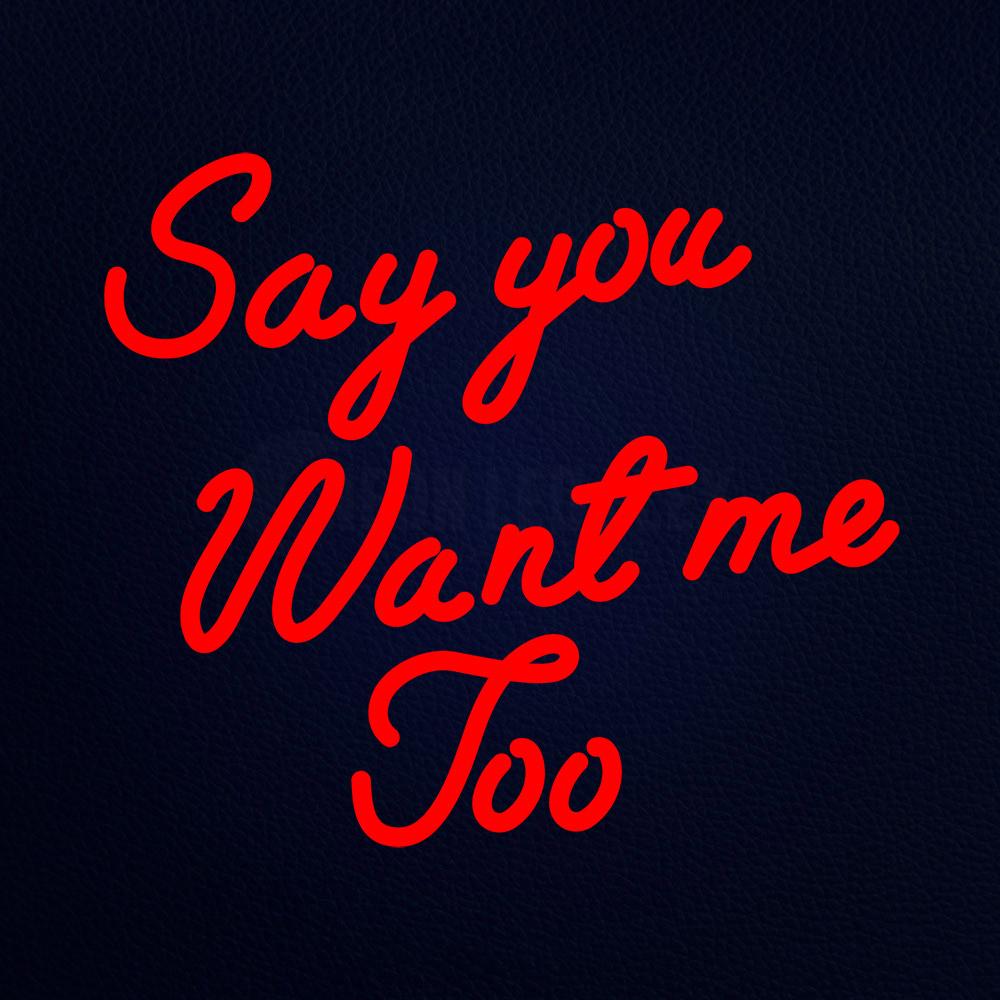 Say You Want Me Tool 18" x 16" LED Neon Sign