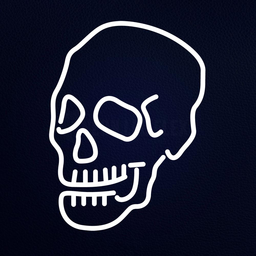 Skull 15" x 19" LED Neon Sign
