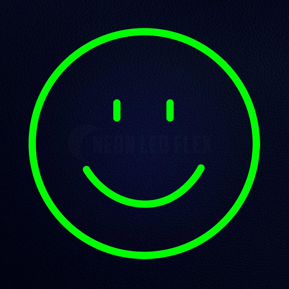 Smile Emoji 14" x 14" LED Neon Sign