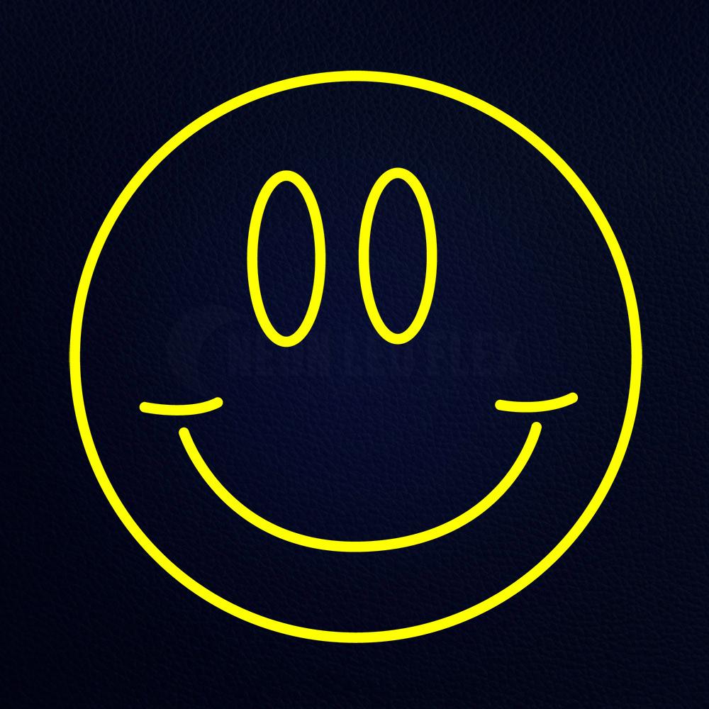 Smile 24" x 24" LED Neon Sign