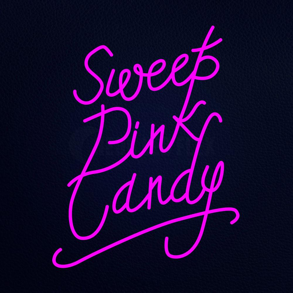 Sweet Pink Candy 31" x 24" LED Neon Sign