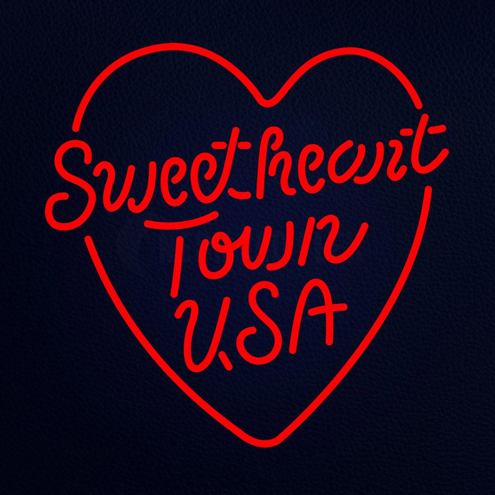 Sweetheart Town 24" x 24" LED Neon Sign
