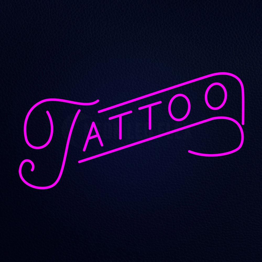 Tattoo 37" x 20" LED Neon Sign
