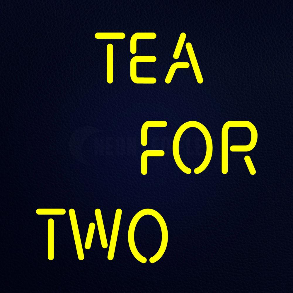 Tea for Two 16" x 17" LED Neon Sign