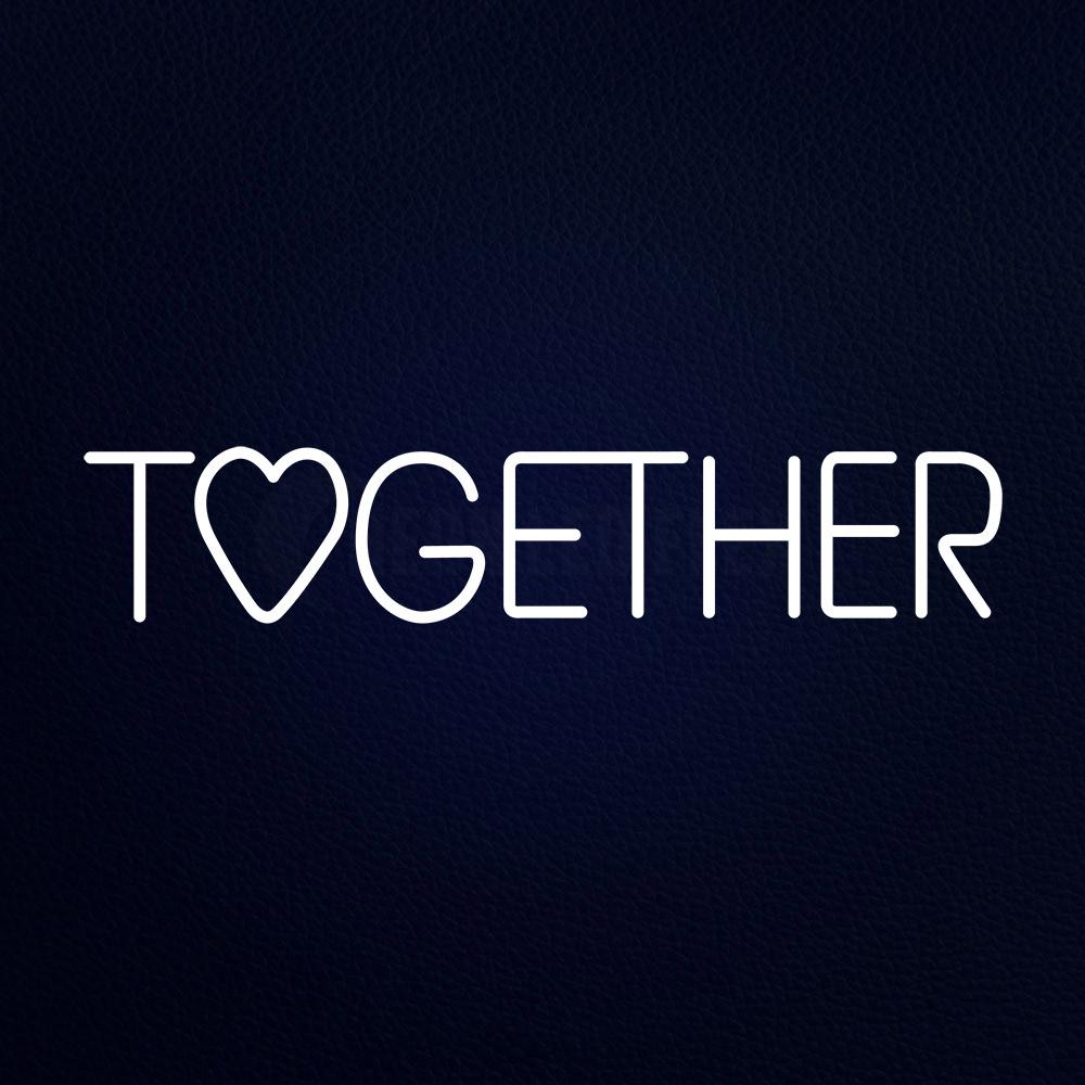 Togethre 32" x 13" LED Neon Sign