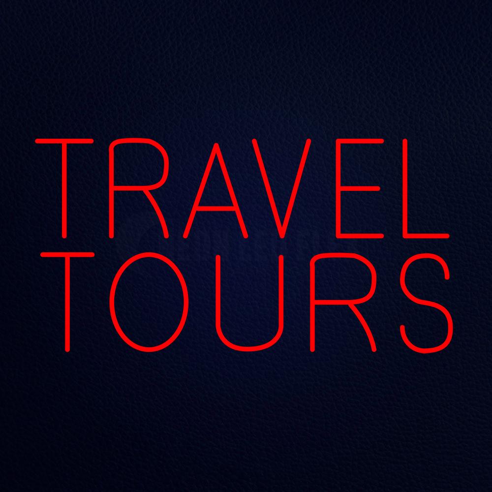 Travel Tours 20" x 37" LED Neon Sign