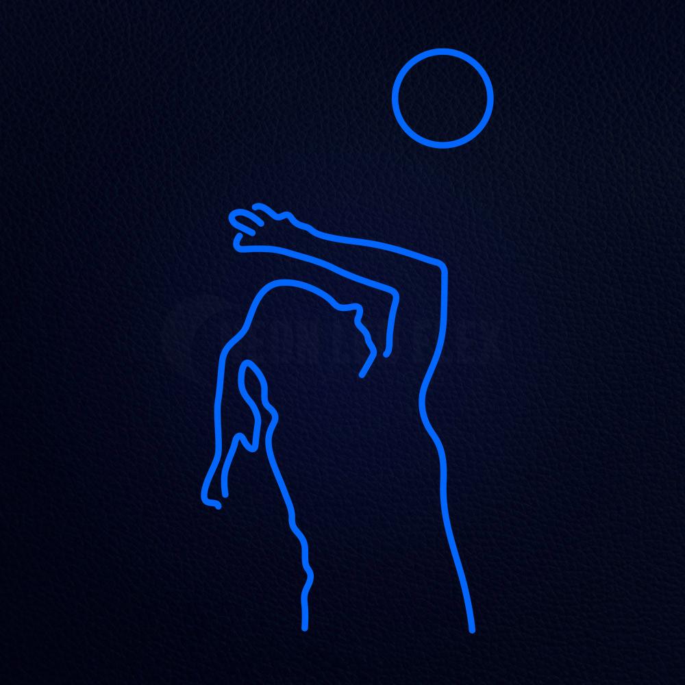 Volleyball Training 37" x 20" LED Neon Sign