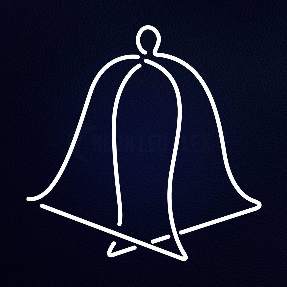Wedding Bell Logo 24" x 24" LED Neon Sign