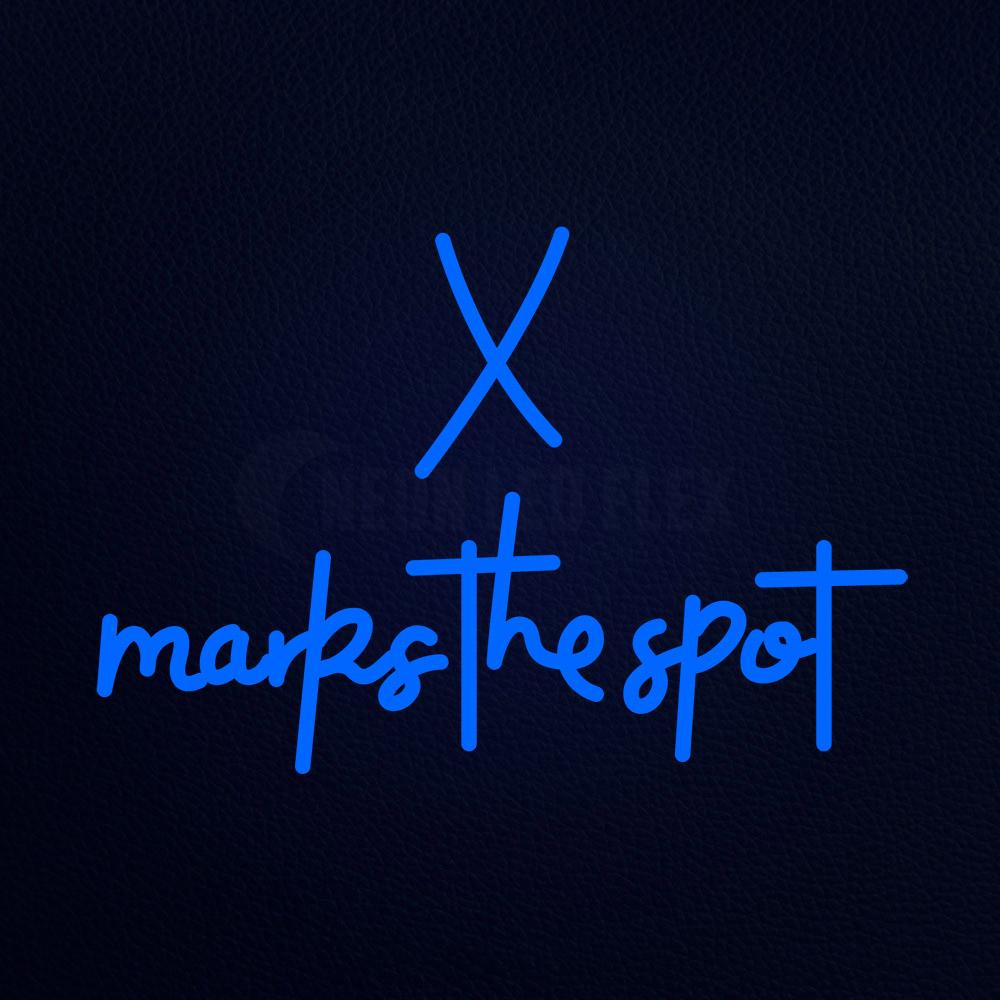 X Marks the Spot Real 21" x 15" LED Neon Sign