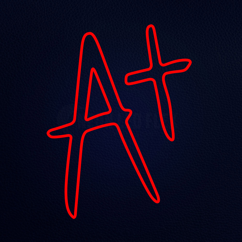 A Plus Mathnasium Big 24" x 31" LED Neon Sign