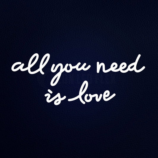 All You Need Is Love 24" x 10" LED Neon Sign