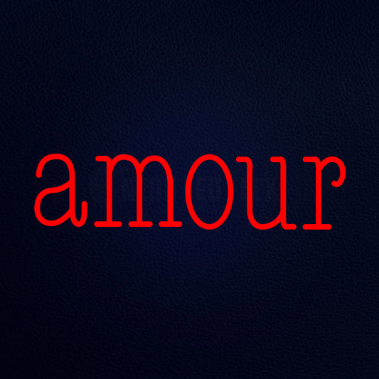 Amour 24" x 8" LED Neon Sign