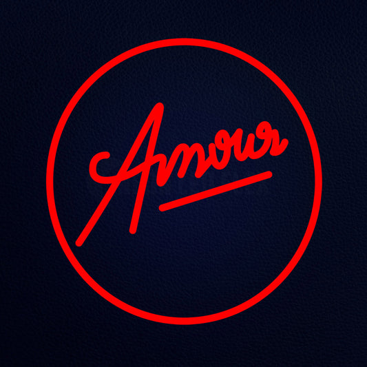 Amour 16" x 17" LED Neon Sign