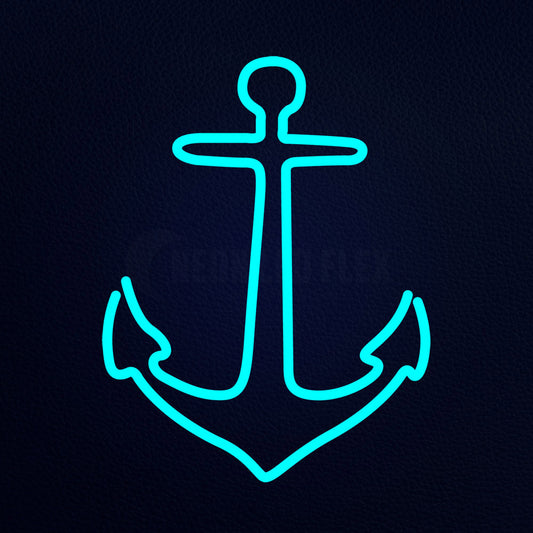 Anchor 15" x 19" LED Neon Sign