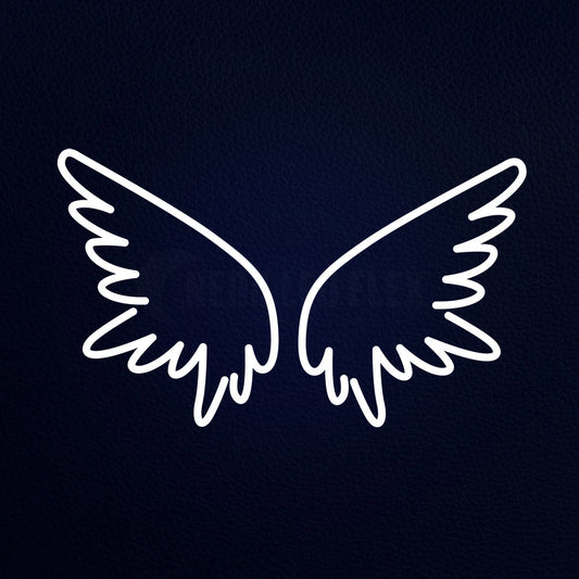 Angel Wings 19" x 12" LED Neon Sign