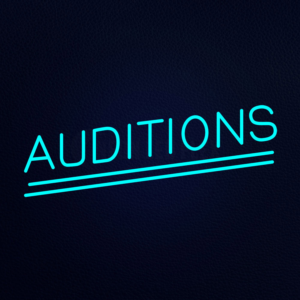Auditions 13" x 32" LED Neon Sign