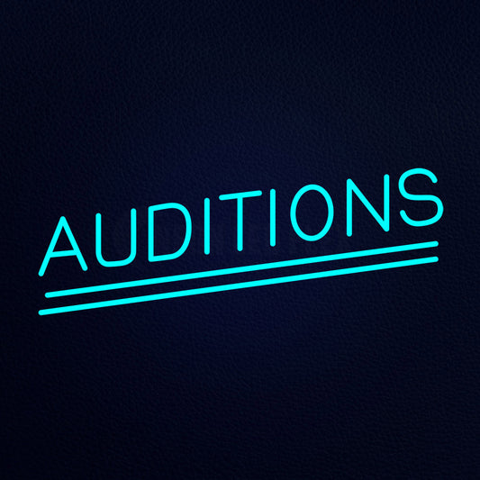 Auditions 13" x 32" LED Neon Sign