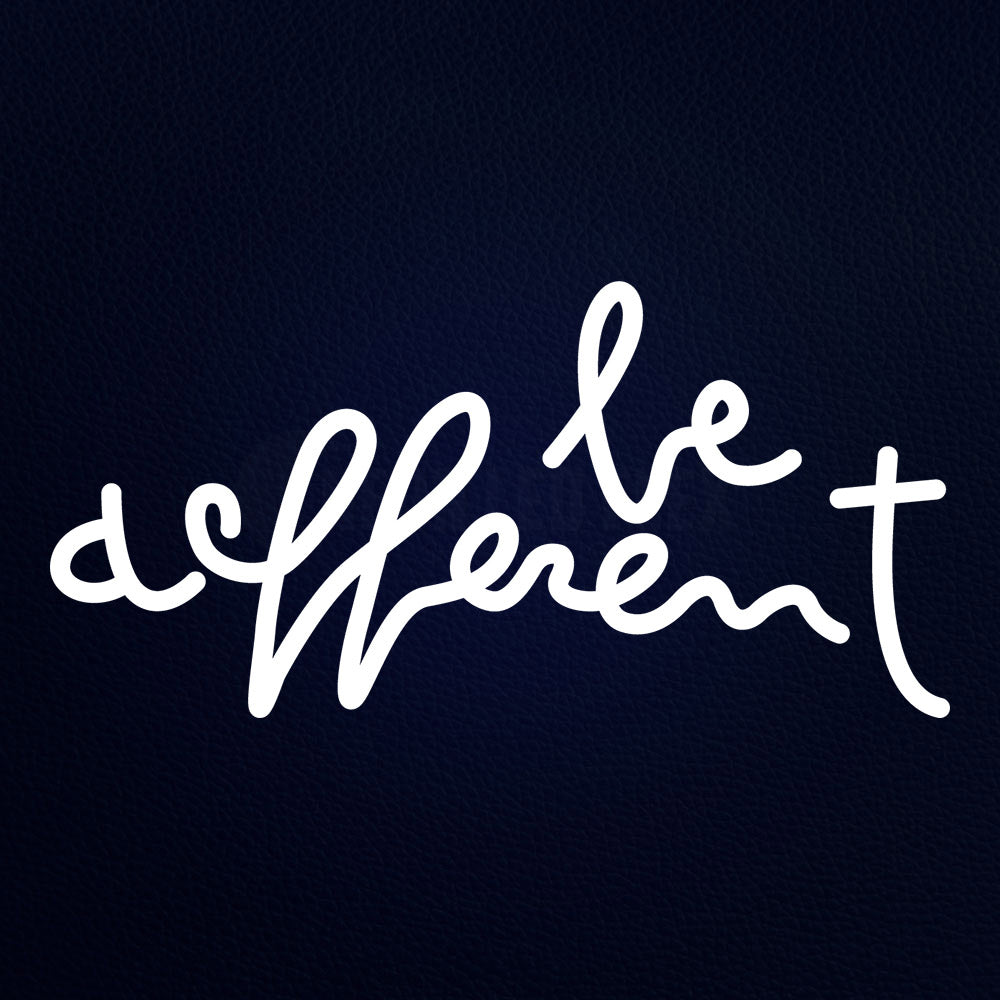 Be Defferent 19" x 10" LED Neon Sign