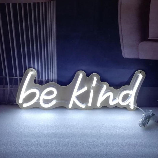 Be Kind 18" x 6" LED Neon Sign