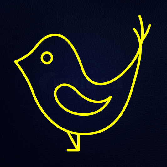 Beak Bird 24" x 24" LED Neon Sign