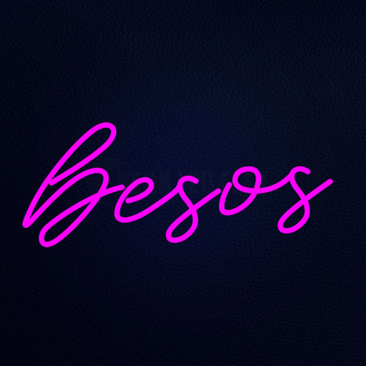 Besos 24" x 10" LED Neon Sign