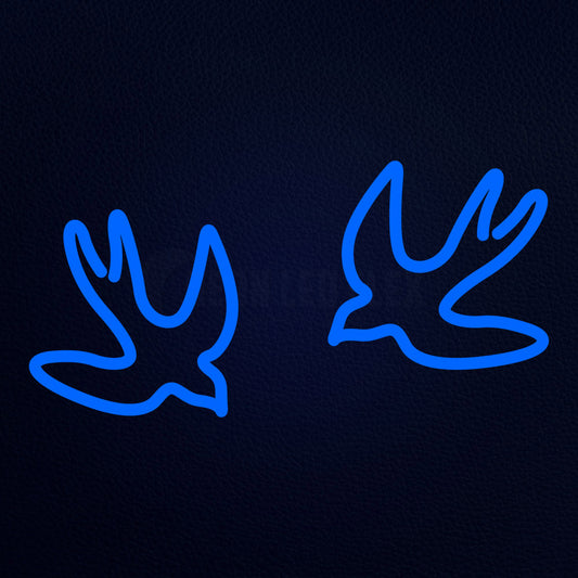 Bird Swallow 19" x 10" LED Neon Sign