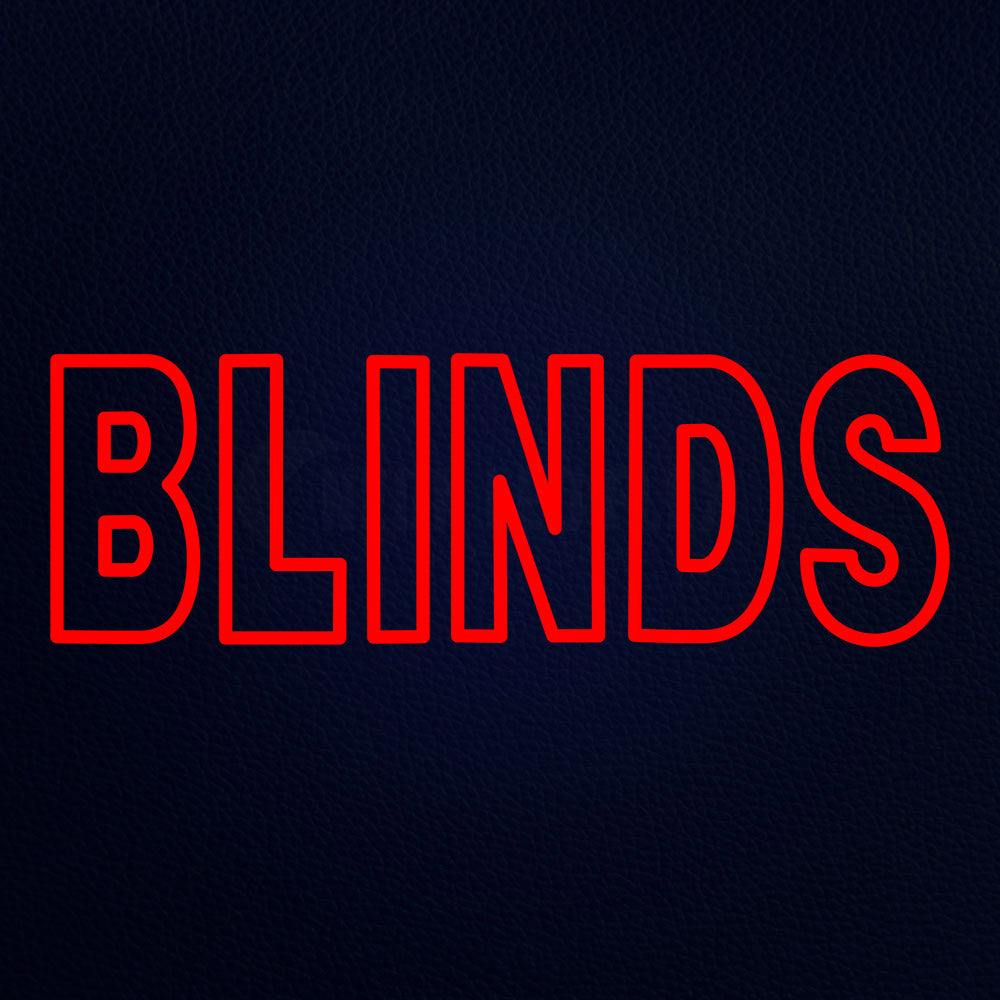 Blinds 32" x 13" LED Neon Sign