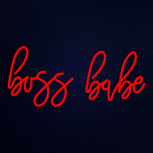Boss Bade 24" x 12" LED Neon Sign