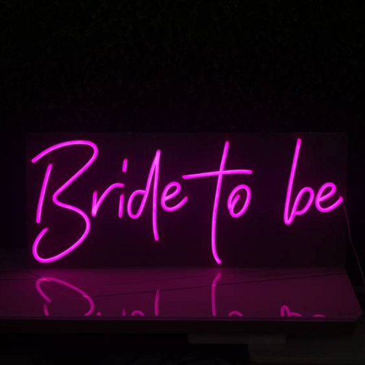 Bride To Be 20" x 9" LED Neon Sign