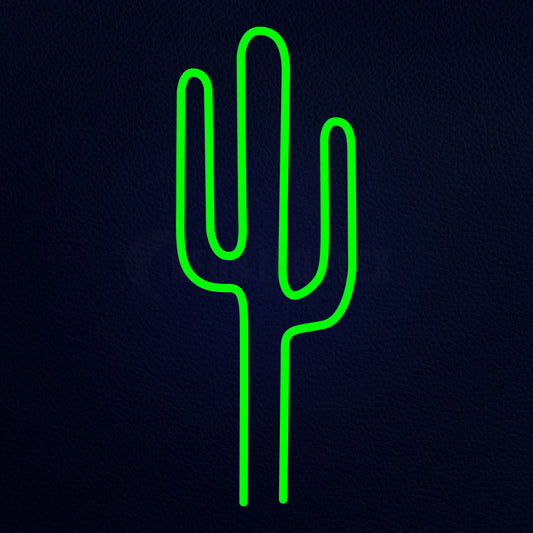 Cactus 10" x 24" LED Neon Sign