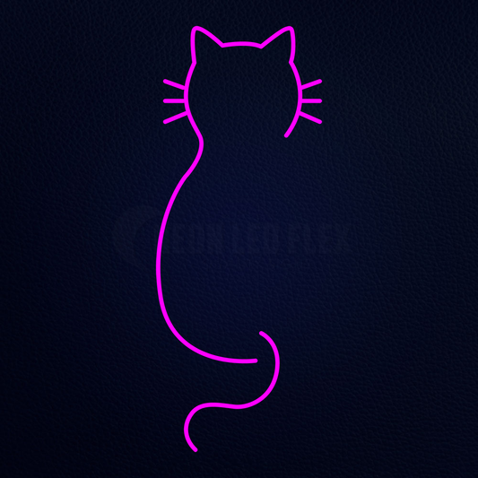 Cat Kitten 30" x 13" LED Neon Sign