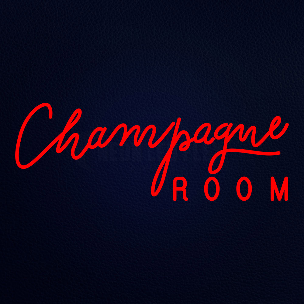 Champagne Room 13" x 32" LED Neon Sign