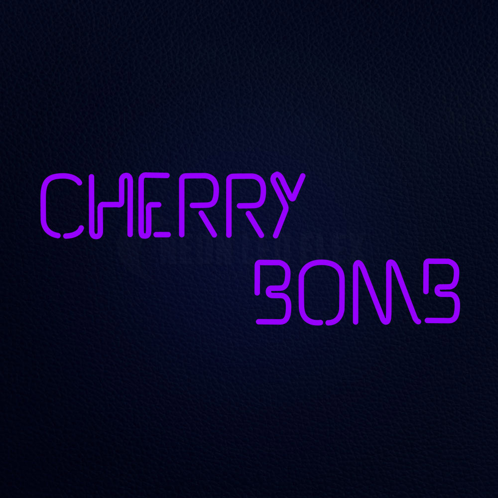 Cherry Bomb 32" x 13" LED Neon Sign